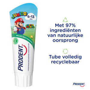 Prodent Tandpasta Super Mario 6-13 jaar - 3.29 euro