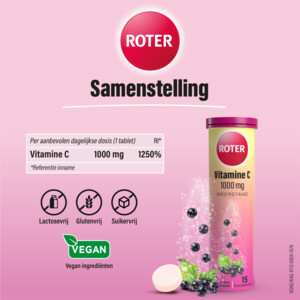 Roter Vitamine C 1000 mg Appel- Zwarte Bes - 5.99 euro