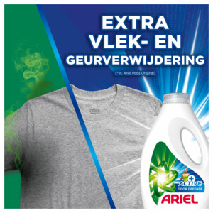 Ariel Vloeibaar Wasmiddel +Active Odor Defense 46 Wasbeurten - 35.59 euro