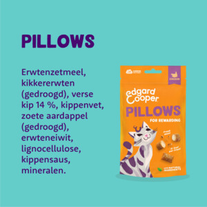 Edgard & Cooper Adult Pillows Kattensnack Kip 60 gr