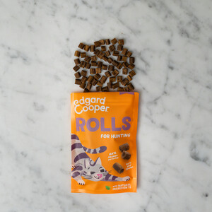 Edgard & Cooper Adult Rolls Kattensnack Kip & Kalkoen 45 gr