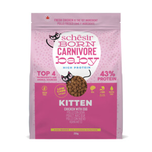 Schesir Born Carnivore Kitten Kattenvoer Chicken & Egg