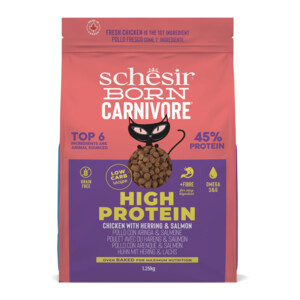 Schesir Born Carnivore Kattenvoer Chicken & Herring