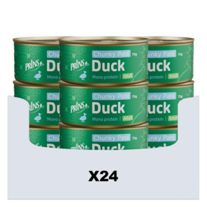 24x Prins Chunky Paté Kattenvoer Nat Eend
