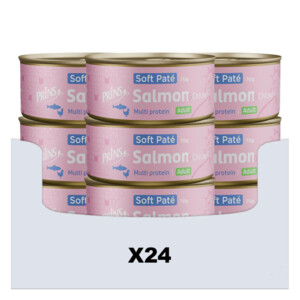 24x Prins Soft Paté Kattenvoer Nat Zalm & Kip