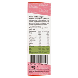 4x de Kleine Keuken Bio Hartjeskoekjes Aardbei - 12.47 euro