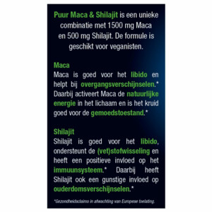 Lucovitaal Maca & Shilajit Puur - 19.99 euro
