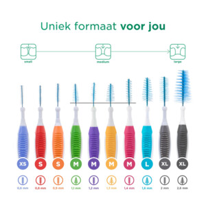 6x GUM Trav-Ler Ragers Geel 1.3mm - 30.75 euro