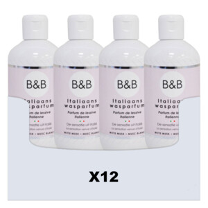 12x B&B Italiaanse Wasparfum Witte Musk 250 ml
