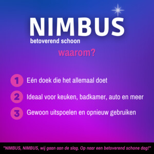 NIMBUS Magic Wonderdoek 2-in-1 - 18.95 euro