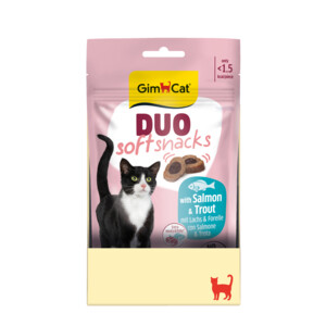 12x GimCat Duo Kattensnack Zalm & Forel 50 gr