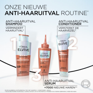3x L'Oréal Elvive Fiber Booster Anti-Haaruitval Shampoo - 31.48 euro