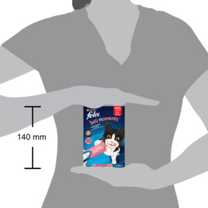 11x Felix Kattensnack Deli Moments Liquid Zalm - 18.49 euro