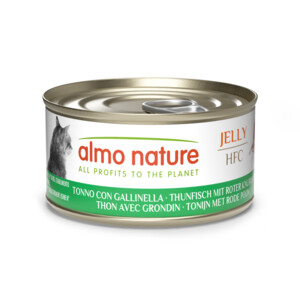 24x Almo Nature HFC Kattenvoer Nat Blikje Tonijn & Rode Poon