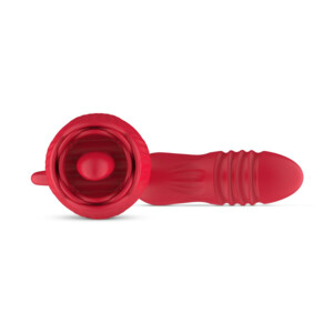 Easytoys Clitoris Vibrator met Stotende Dildo The Rose - 49.99 euro