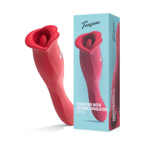 Easytoys Clitoris Vibrator met Likkende Tong The Rose - 34.19 euro