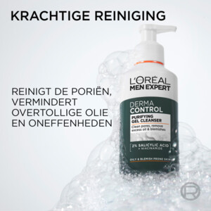 L'Oréal Men Expert Derma Control Reinigingsgel - 14.99 euro