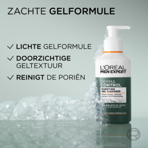 L'Oréal Men Expert Derma Control Reinigingsgel - 14.99 euro