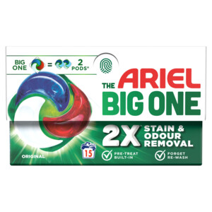 Ariel 3in1 Wasmiddel Pods The Big One Original - 19.99 euro