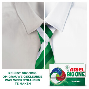 Ariel 3in1 Wasmiddel Pods The Big One Original - 19.99 euro