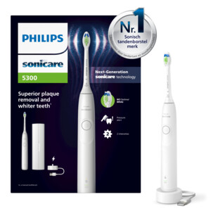 Philips Sonicare Elektrische Tandenborstel Series 5300 Wit - 72.99 euro