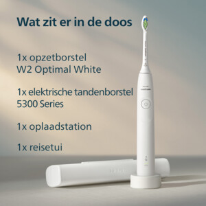 Philips Sonicare Elektrische Tandenborstel Series 5300 Wit HX7108/02 - 92.99 euro