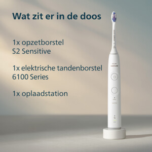 Philips Sonicare Elektrische Tandenborstel Series 6100 Wit HX7400/01 - 99.49 euro