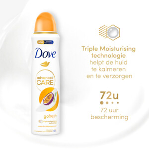 Dove Deodorant Spray Advanced Care Passievrucht & Citroengras - 6.69 euro