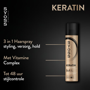 Syoss Keratin Haarspray - 4.29 euro