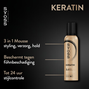Syoss Keratin Haarmousse - 8.29 euro