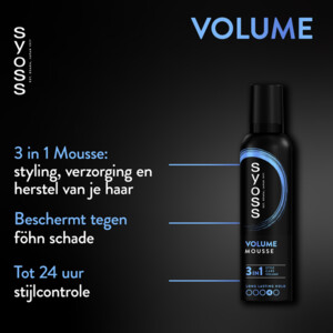 Syoss Volume Haarmousse - 8.49 euro