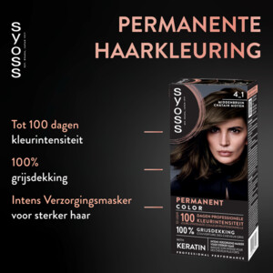 Syoss Baseline Haarverf 4-1 Middenbruin - 8.49 euro