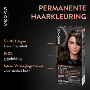 Syoss Baseline Haarverf 5-1 Lichtbruin - 8.49 euro
