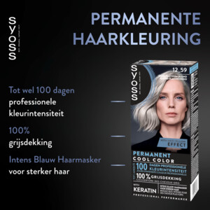 Syoss Baseline Haarverf 12-59 Cool Platinum Blond - 8.49 euro