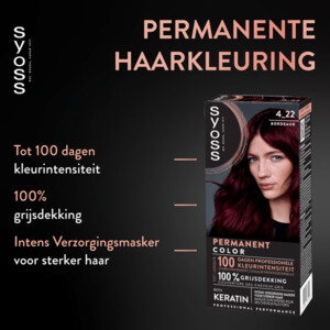 Syoss Baseline Haarverf 4-22 Scarlet Red - 8.49 euro