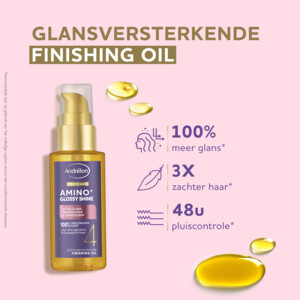 6x Andrélon Pro-Care Haarolie Amino+ Glossy Shine - 31.18 euro