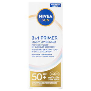 NIVEA Sun 2-in-1 Primer Gezichtsserum SPF 50+ - 25.49 euro
