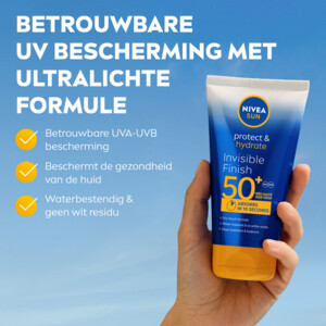 2x NIVEA Sun Protect & Hydrate Zonnebrand Invisible Finish SPF 50+ - 51.9 euro