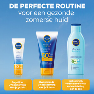 2x NIVEA Sun Protect & Hydrate Zonnebrand Invisible Finish SPF 50+ - 51.9 euro