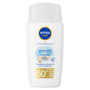 NIVEA Sun UV Face Specialist Ultra Light Daily Fluid Light Tinted SPF 50+ - 25.49 euro