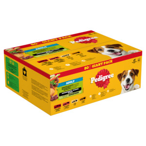 Pedigree Adult in Saus Mix Selection Maaltijdzakjes Multipack