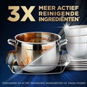 Finish Vaatwastabletten Ultimate Plus All in One Regular - 31.99 euro