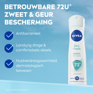 6x NIVEA Deodorant Spray Dry Fresh - 31.55 euro