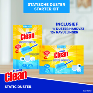 6x At Home Clean Duster Starter Set 13 Navullingen - 11.54 euro