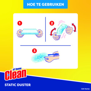 6x At Home Clean Duster Starter Set 13 Navullingen - 11.54 euro