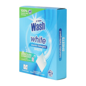 24x At Home Wasmachine Doekjes Witte Was - 47.45 euro