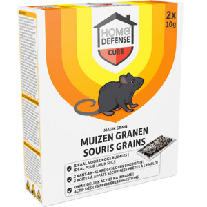 Home Defense Muizen Granen Alfachloralose Kant-en-Klare Lokdoos Magik Grain - 16.58 euro