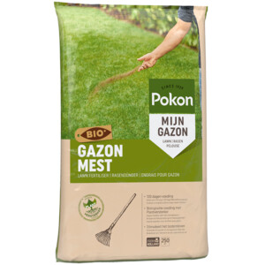 Pokon Bio Gazonmest voor 250 m² - 42.99 euro