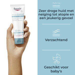3x Eucerin Atopicontrol Kalmerende Gezichtscrème - 76.41 euro