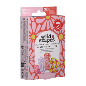 Wild Stripes Pleisters Classic Sensitive Pastel Fun - 4.25 euro